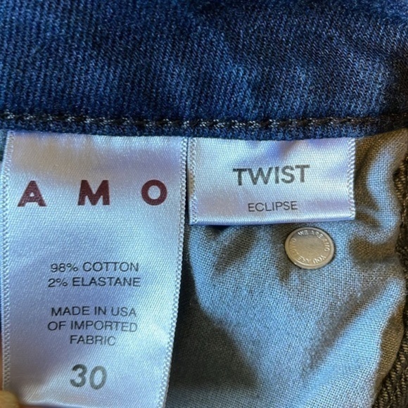 AMO Twist‎ Ankle Jeans Women’s Size 30 Slim Skinny Mid Rise Cropped Eclipse - Picture 9 of 10